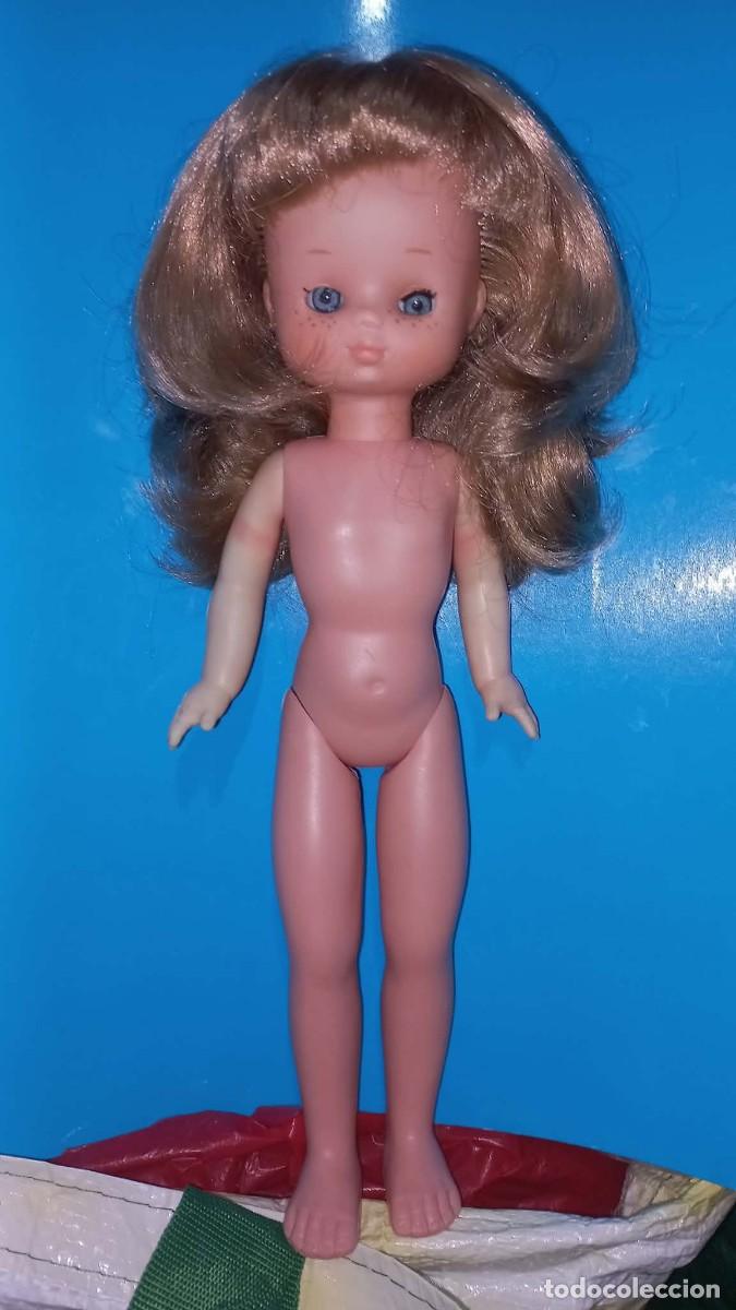 Mu&ntilde;ecas Lesly cl&aacute;sicas de colecci&oacute;n: Mu&ntilde;eca Lesly, hermanita de Nancy, de las primeras, ojos arona, 10 pecas - Famosa, a&ntilde;os 70