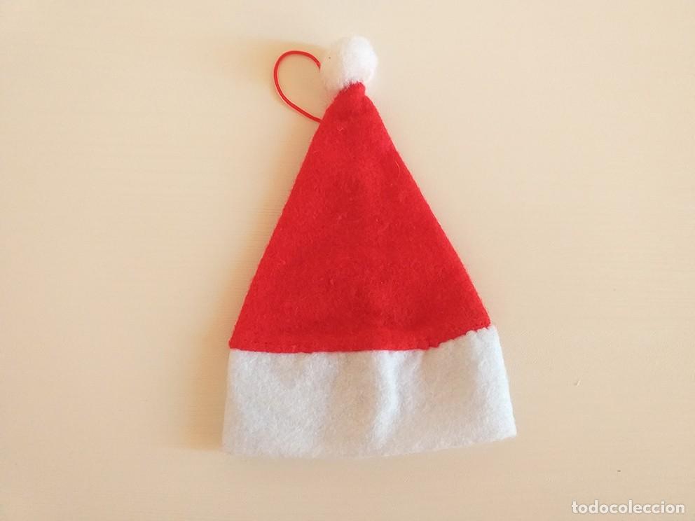 Mu&ntilde;ecas Lesly cl&aacute;sicas de colecci&oacute;n: Gorro de Navidad para mu&ntilde;eca Lesly, blanco y rojo, papa Noel