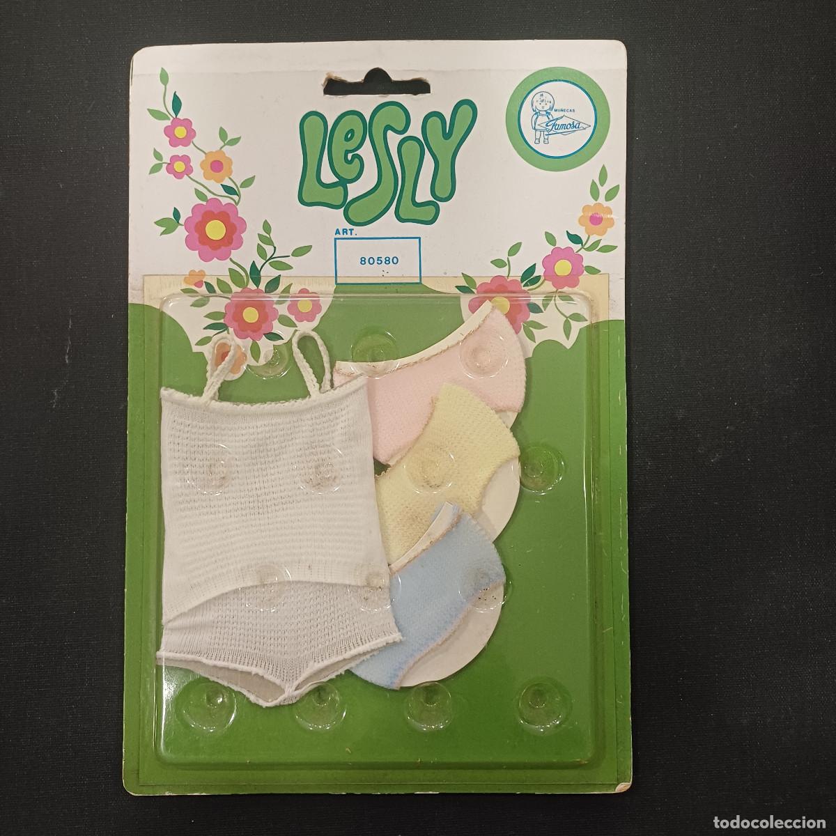 Mu&ntilde;ecas Lesly cl&aacute;sicas de colecci&oacute;n: BLISTER ROPA INTERIOR PARA LESLY DE FAMOSA/NUEVO&iexcl;&iexcl;&iexcl;&iexcl;&iexcl;.