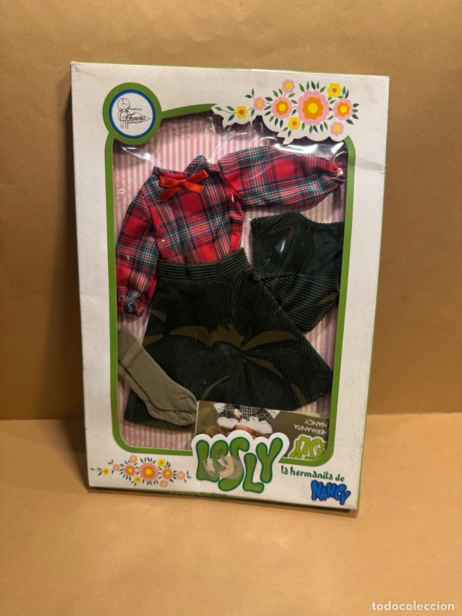 Mu&ntilde;ecas Lesly cl&aacute;sicas de colecci&oacute;n: LESLY CAJA CONJUNTO CON CAT&Aacute;LOGO PRECINTADA, NUNCA JUGADA- ORIGINAL DE FAMOSA (G)