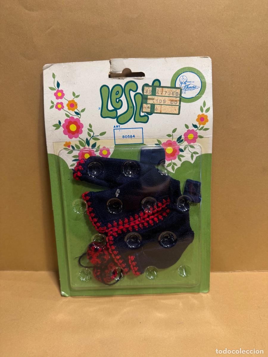 Mu&ntilde;ecas Lesly cl&aacute;sicas de colecci&oacute;n: LESLY BLISTER CONJUNTO PRECINTADO, NUNCA JUGADO- ORIGINAL DE FAMOSA (G)
