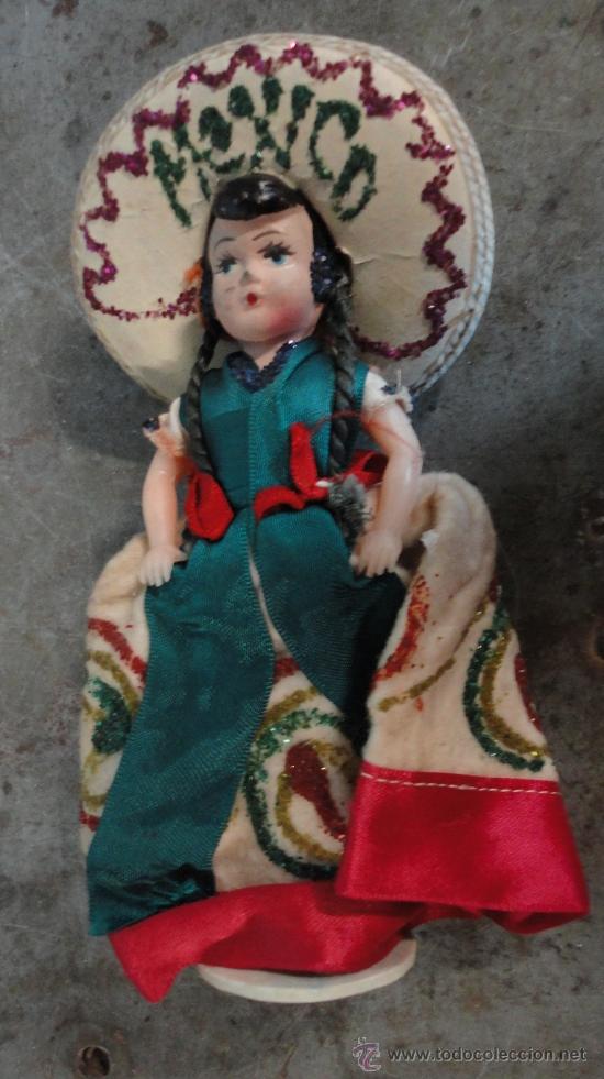 Mu&ntilde;ecas modernas: Mu&ntilde;eca Mexicana del a&ntilde;o 67, 18 cm aprox. - Foto 1