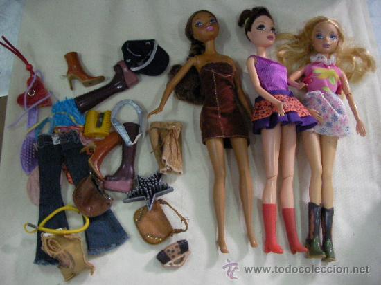 Mu&ntilde;ecas modernas: LOTE DE MU&Ntilde;ECAS, VESTIDOS Y ACCESORIOS - Foto 1