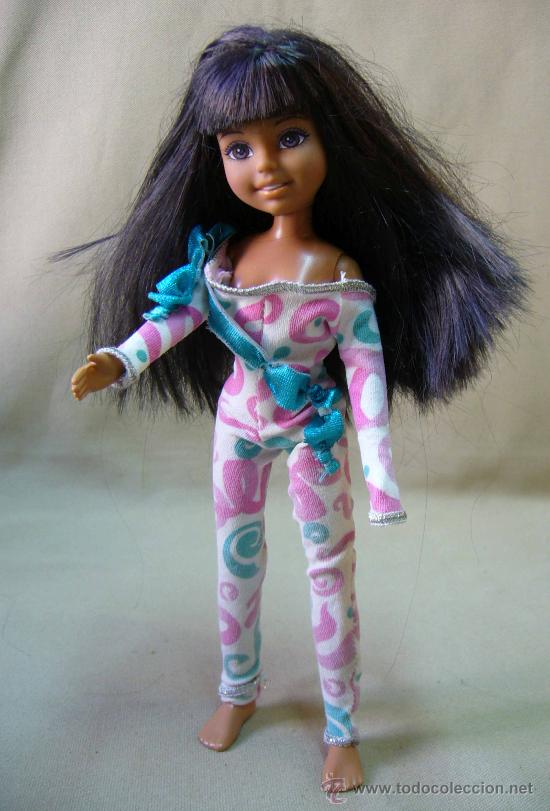Mu&ntilde;ecas modernas: MU&Ntilde;ECA MATTEL, A&Ntilde;O 2000, MORENA, 25 CM, ROPA ORIGINAL - Foto 2