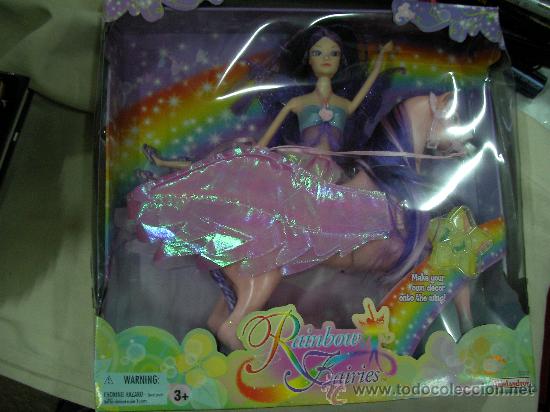 Mu&ntilde;ecas modernas: MU&Ntilde;ECA HADA DEL ARCO IRIS EN SU CAJA - Foto 1