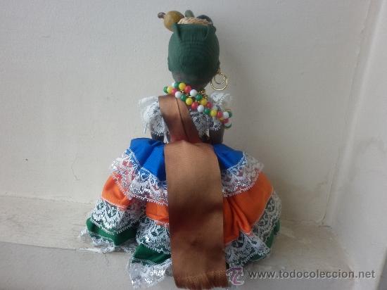 Mu&ntilde;ecas modernas: ANTIGUA MU&Ntilde;ECA NEGRA DE CELULOIDE DE R&Iacute;O DE JANEIRO, BRASIL - Foto 5
