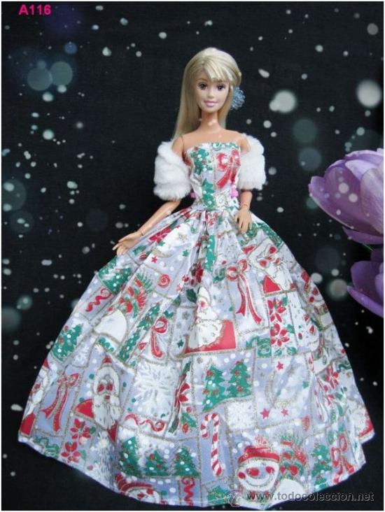 precioso vestido de fiesta boda motivos navideñ - Comprar Shelly, y Otras Muñecas de colección en todocoleccion - 35910718