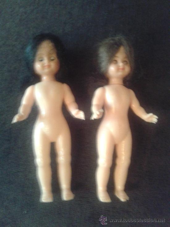 Mu&ntilde;ecas modernas: LOTE DE DOS MU&Ntilde;ECAS PL&Aacute;STICO CON ABRE-CIERRA LOS OJOS - Foto 2
