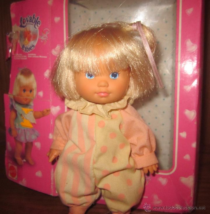 Mu&ntilde;ecas modernas: MU&Ntilde;ECA LOVABLE BABIES,MATTEL,CAJA ORIGINAL,A&Ntilde;O 1992 - Foto 3