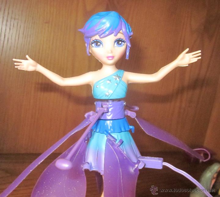 Mu&ntilde;ecas modernas: FLUTTERBYE,HADA VOLADORA,FLYING FAIRIES SPIN MASTER,FUNCIONANDO - Foto 3