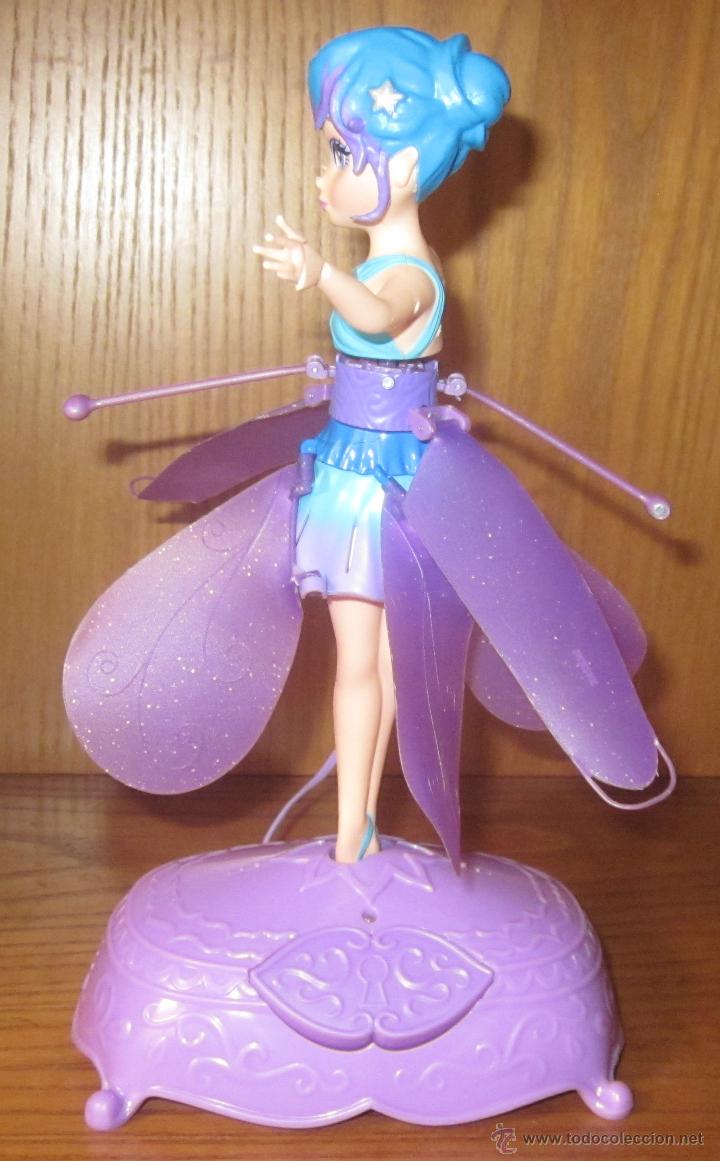 Mu&ntilde;ecas modernas: FLUTTERBYE,HADA VOLADORA,FLYING FAIRIES SPIN MASTER,FUNCIONANDO - Foto 5
