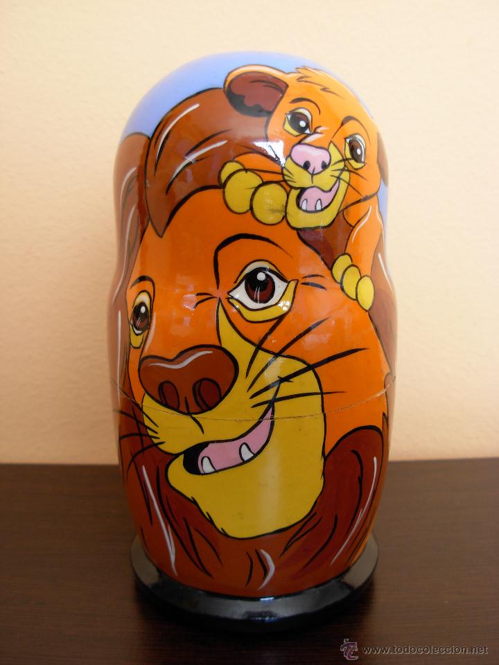Mu&ntilde;ecas modernas: Matrioska o mu&ntilde;eca rusa de El rey le&oacute;n - Foto 2