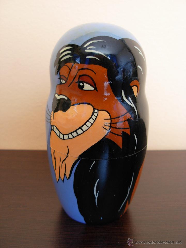 Mu&ntilde;ecas modernas: Matrioska o mu&ntilde;eca rusa de El rey le&oacute;n - Foto 3