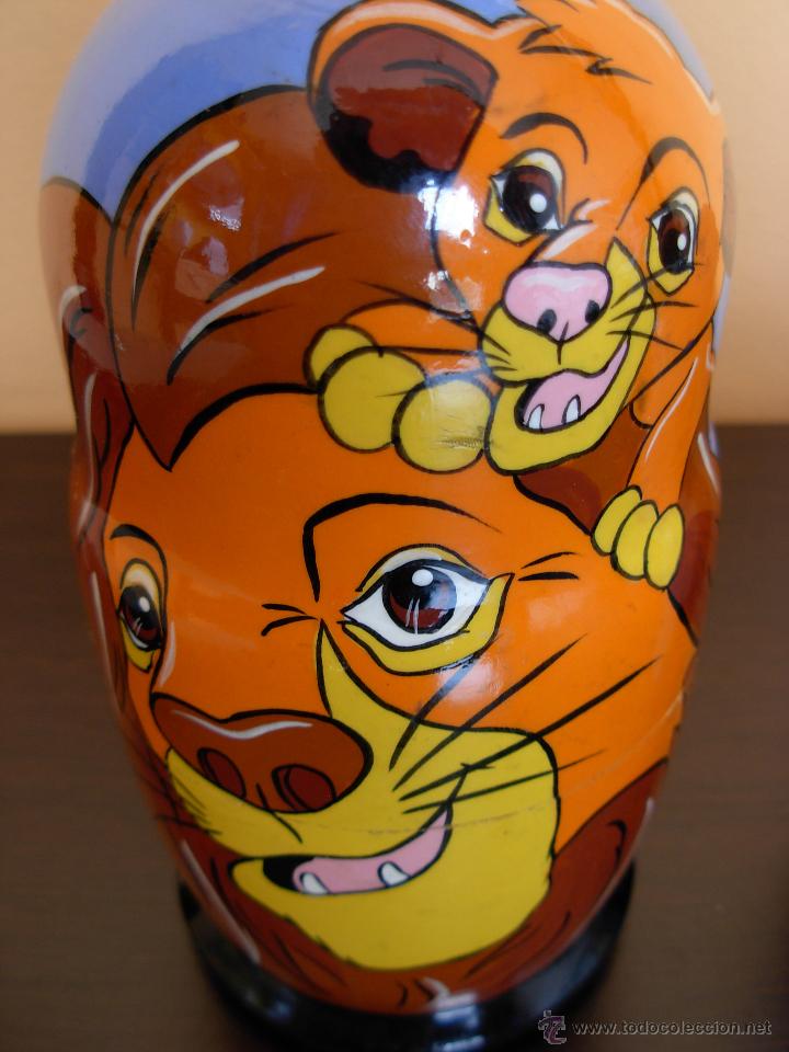 Mu&ntilde;ecas modernas: Matrioska o mu&ntilde;eca rusa de El rey le&oacute;n - Foto 7