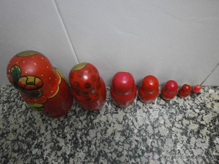 Mu&ntilde;ecas modernas: MATRIOSKA MU&Ntilde;ECA RUSA DE MADERA.7 MU&Ntilde;ECAS - Foto 4