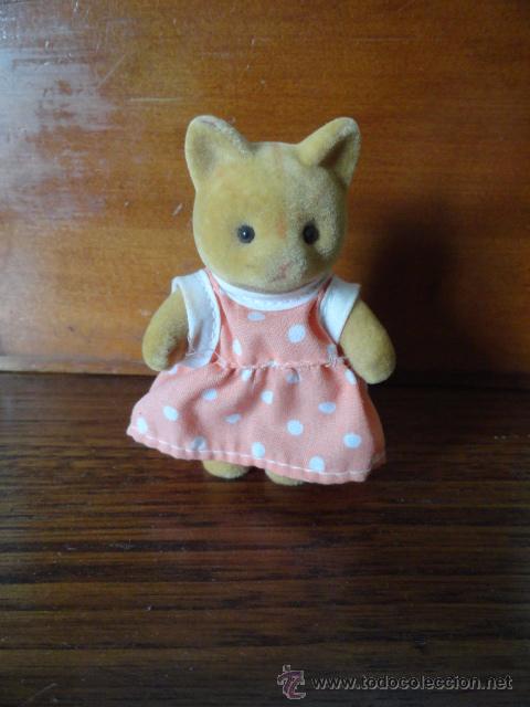 Mu&ntilde;ecas modernas: MU&Ntilde;ECO DE SYLVANIAN FAMILIES GATA BEBE - Foto 1