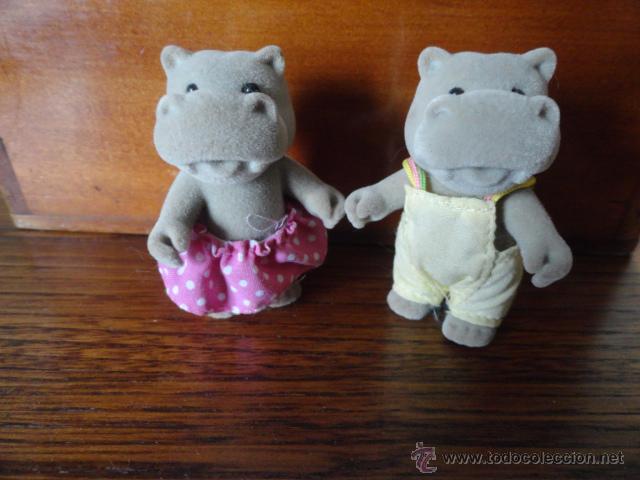 Munecos De Sylvanian Families Pareja De Hipopot Sold Through Direct Sale