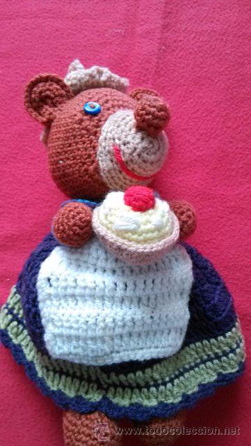 Mu&ntilde;ecas modernas: ANTIGUO MU&Ntilde;ECO GANCHILLO 26CM - Foto 1