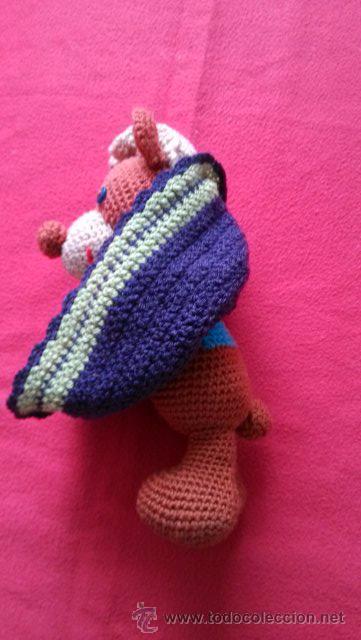 Mu&ntilde;ecas modernas: ANTIGUO MU&Ntilde;ECO GANCHILLO 26CM - Foto 3