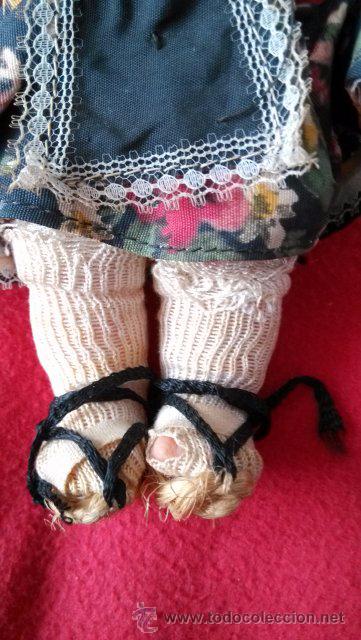 Mu&ntilde;ecas modernas: ANTIGUA MU&Ntilde;ECA TRAJE REGIONAL 23CM - Foto 3