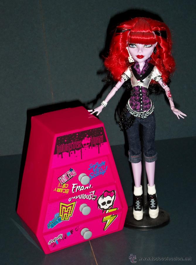 Mu&ntilde;ecas modernas: Mueble de cajones para mu&ntilde;eca MONSTER HIGH - Foto 1