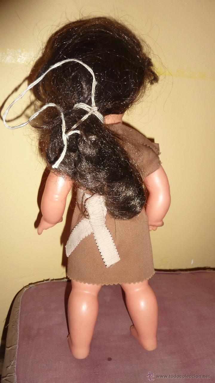 Muñecas Modernas: bonita y antigua muñeca francesa marca clodrey vestida de india polyflex .goma y plastico duro - Foto 5 - 52909183
