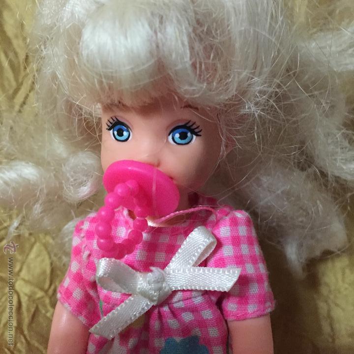 Mu&ntilde;ecas modernas: Mu&ntilde;eca de Mattel 11 cms rubia ojos azules - Foto 2
