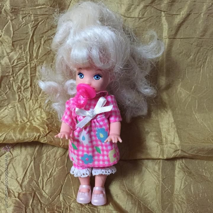Mu&ntilde;ecas modernas: Mu&ntilde;eca de Mattel 11 cms rubia ojos azules - Foto 1