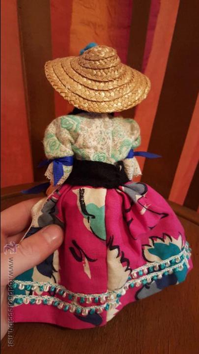 Mu&ntilde;ecas modernas: Mu&ntilde;eca de 20cm con ropa tradicional de florencia - Foto 3