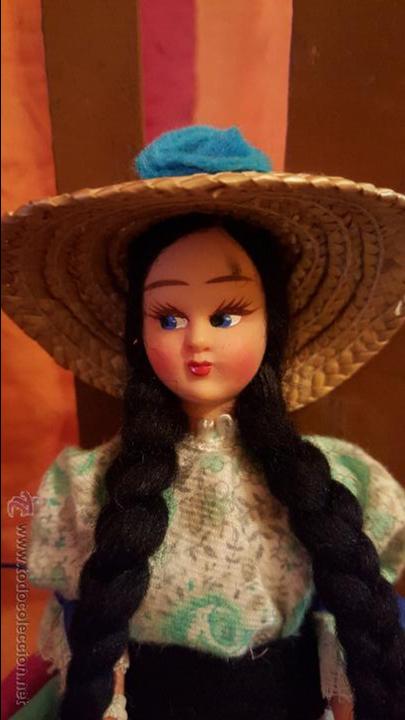 Mu&ntilde;ecas modernas: Mu&ntilde;eca de 20cm con ropa tradicional de florencia - Foto 5