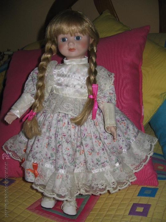 Mu&ntilde;ecas modernas: Mu&ntilde;eca colecci&oacute;n porcelana - Foto 1