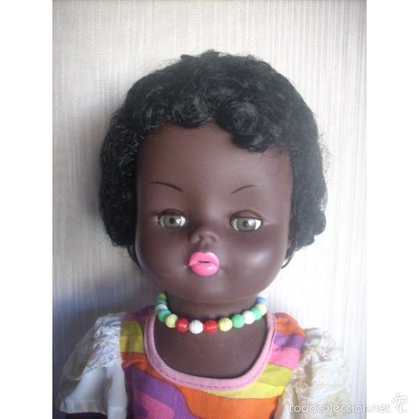 Mu&ntilde;ecas modernas: Mu&ntilde;eca negra, francesa, posiblemente Bella - Foto 2
