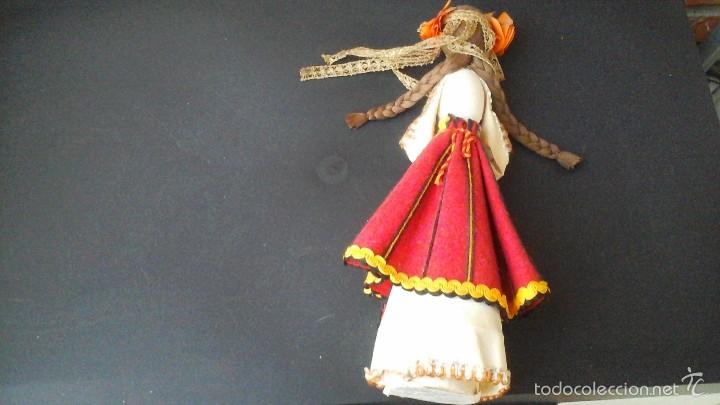 Mu&ntilde;ecas modernas: ANTIGUA MU&Ntilde;ECA RUSA 32 CMS. - Foto 2