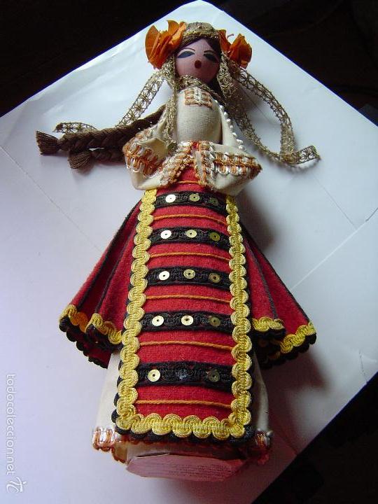 Mu&ntilde;ecas modernas: ANTIGUA MU&Ntilde;ECA RUSA 32 CMS. - Foto 1