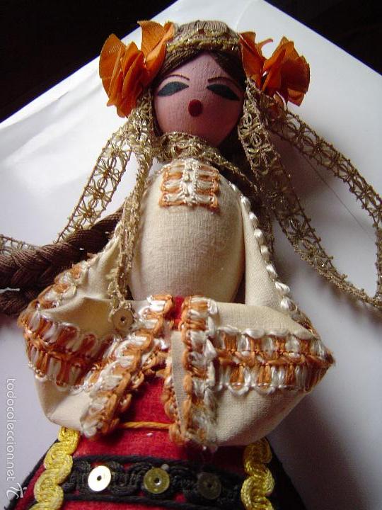 Mu&ntilde;ecas modernas: ANTIGUA MU&Ntilde;ECA RUSA 32 CMS. - Foto 3