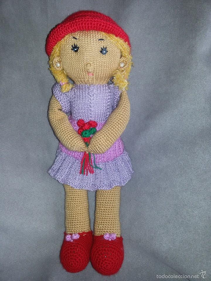 Mu&ntilde;ecas modernas: MU&Ntilde;ECA ARTESANAL-TODA DE TRAPO - Foto 2