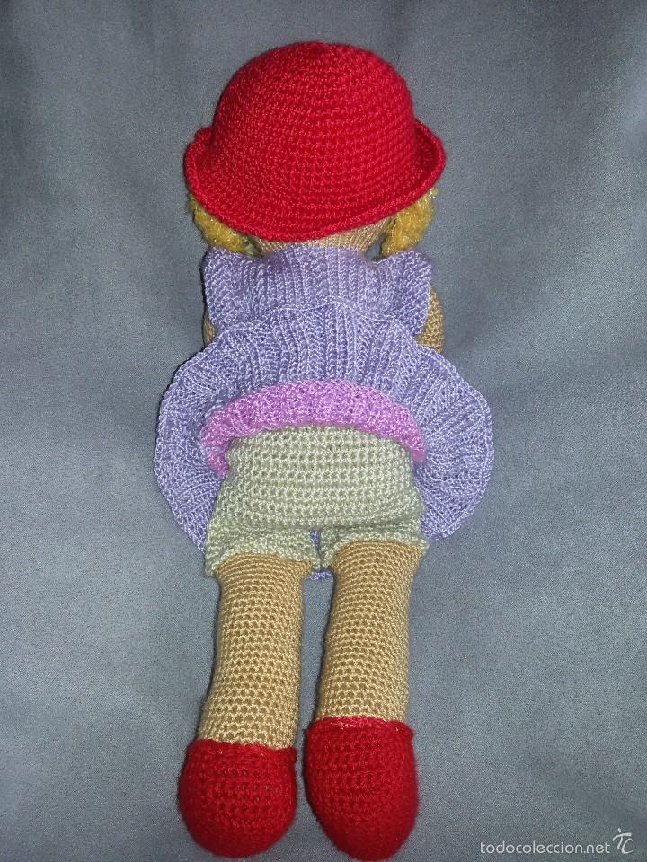 Mu&ntilde;ecas modernas: MU&Ntilde;ECA ARTESANAL-TODA DE TRAPO - Foto 5