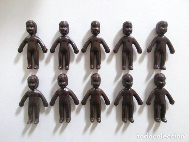 Mu&ntilde;ecas modernas: LOTE DE 10 MU&Ntilde;ECAS EN MINIATURA, 5,5 CM - Foto 1