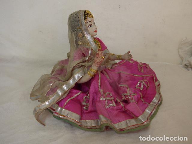 Mu&ntilde;ecas modernas: Antigua mu&ntilde;eca oriental, original - Foto 6