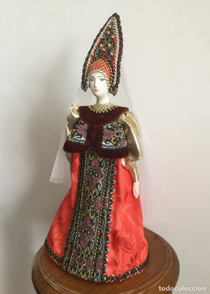 Mu&ntilde;ecas modernas: PRECIOSA MU&Ntilde;ECA RUSA DE PORCELANA DE BISCUIT - Foto 2