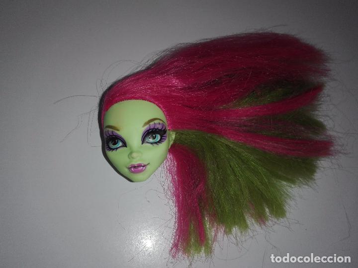 Mu&ntilde;ecas modernas: cabeza de mu&ntilde;eca monster high venus cn1 - Foto 1