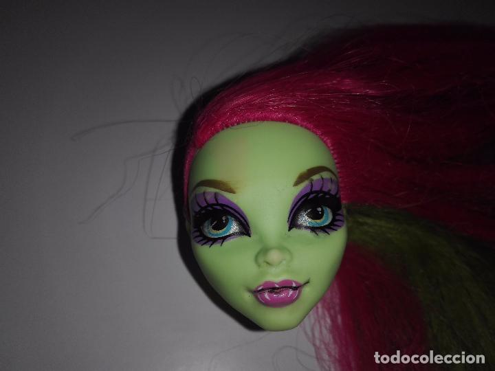 Mu&ntilde;ecas modernas: cabeza de mu&ntilde;eca monster high venus cn1 - Foto 2