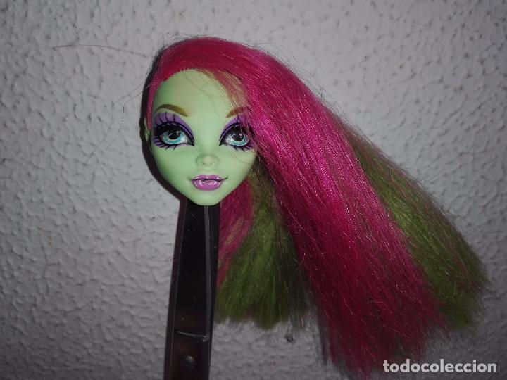 Mu&ntilde;ecas modernas: cabeza de mu&ntilde;eca monster high venus cn1 - Foto 6