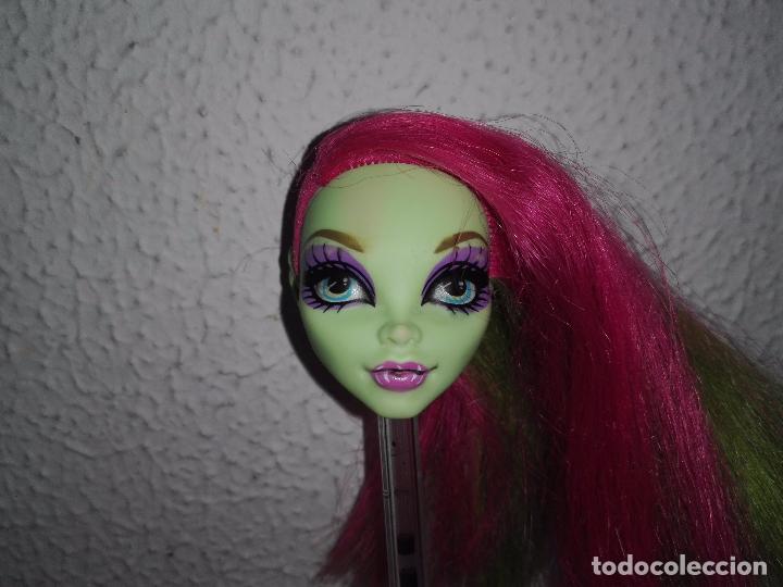 Mu&ntilde;ecas modernas: cabeza de mu&ntilde;eca monster high venus cn1 - Foto 7