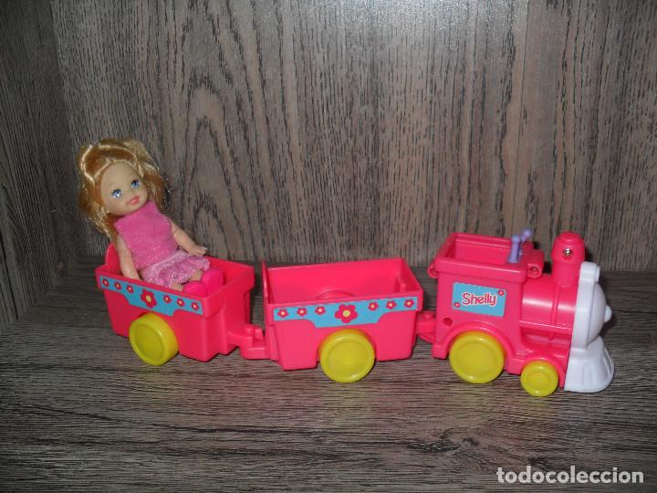Mu&ntilde;ecas Modernas: Tren de Mu&ntilde;eca Shelly Mattel (NO INCLUYE MU&Ntilde;ECA)