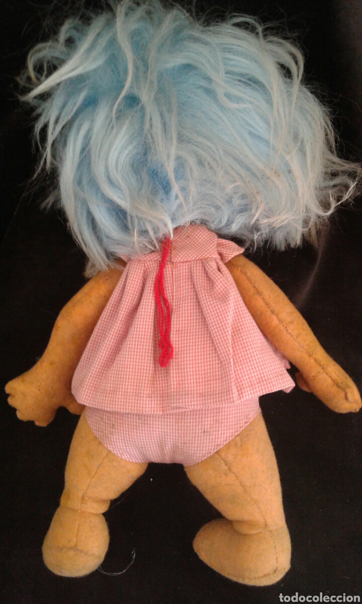Mu&ntilde;ecas modernas: Antigua mu&ntilde;eca fieltro - Foto 2