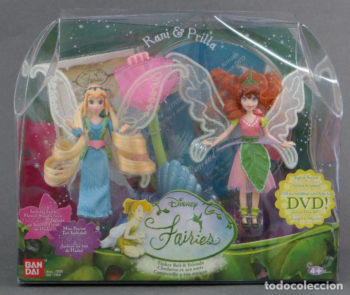Muñecas Modernas: Disney Fairies Bandai Hada Rani y Prilla blister nuevo sin abrir - Foto 1 - 107104619