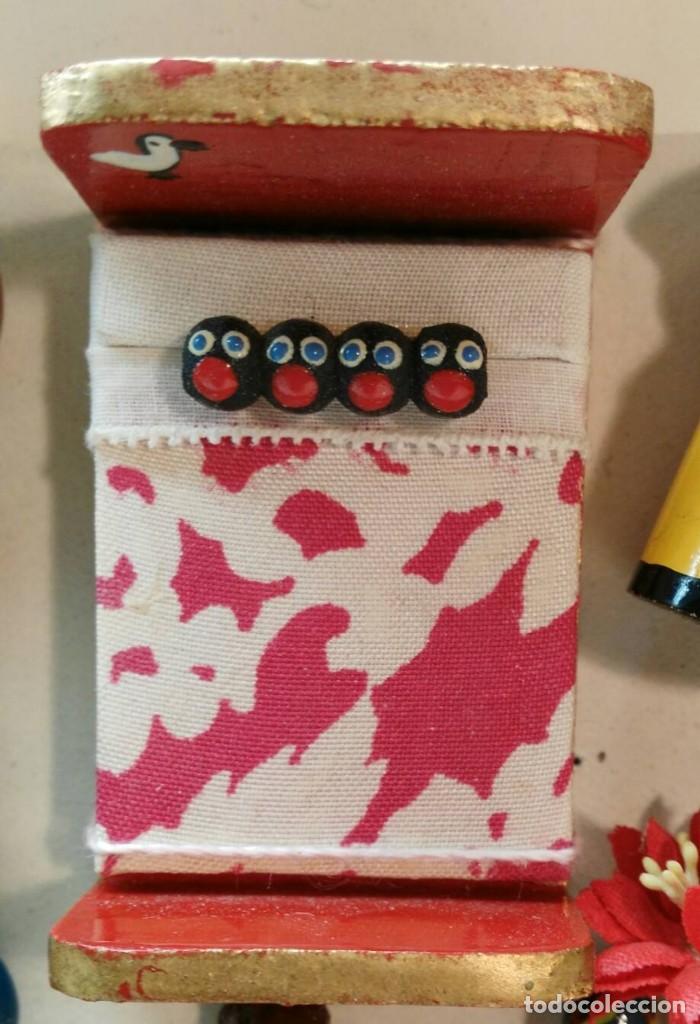 Mu&ntilde;ecas modernas: Lote de mu&ntilde;ecos de madera - Foto 5