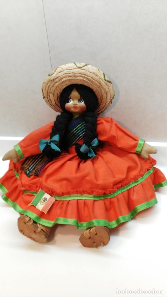 Mu&ntilde;ecas modernas: Mu&ntilde;eca tela Mexicana - Foto 2