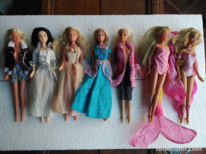 Mu&ntilde;ecas modernas: Lote de 7 mu&ntilde;ecas - Foto 1